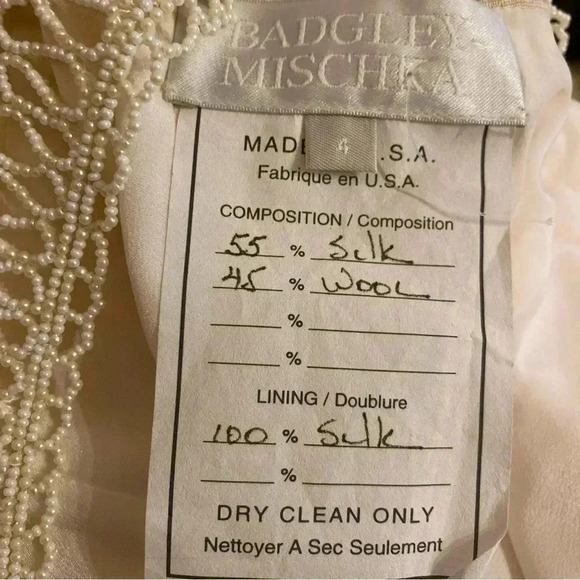 Badgley Mischka wedding beaded dress size 4 - Picture 10 of 10